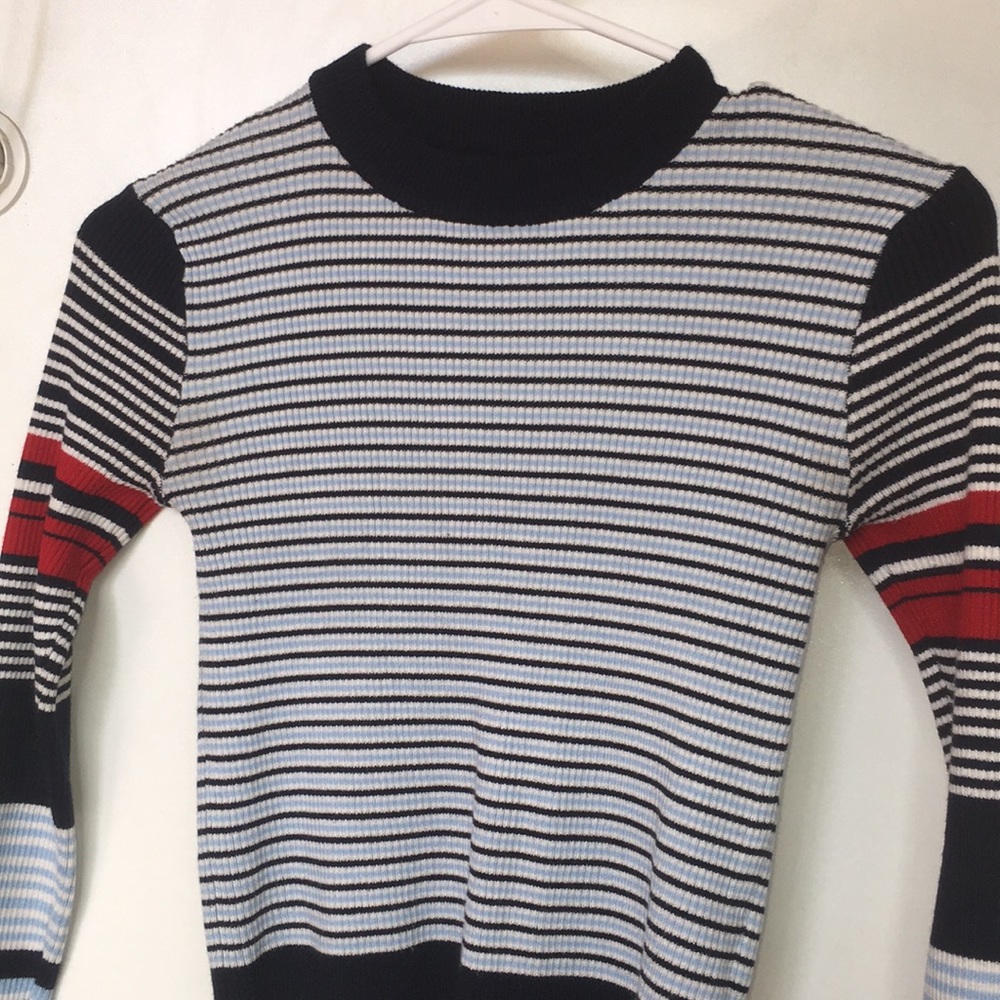Rib Knit Cropped Soft Sweater